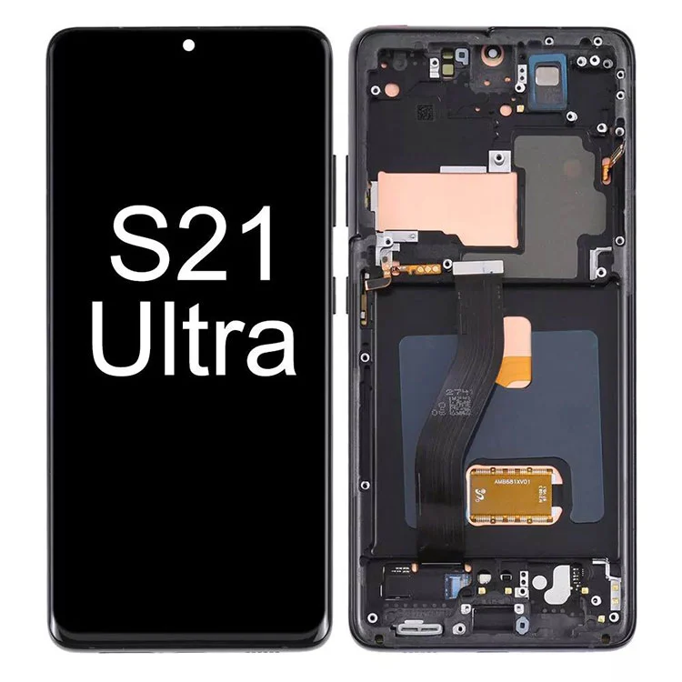 Для Samsung Galaxy S21 Ultra LCD -дисплей Сенсорный экран замена сборки