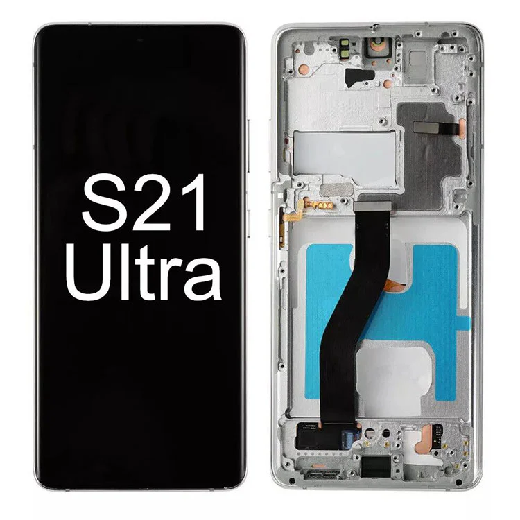 Для Samsung Galaxy S21 Ultra LCD -дисплей Сенсорный экран замена сборки